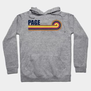 Page Arizona horizontal sunset Hoodie